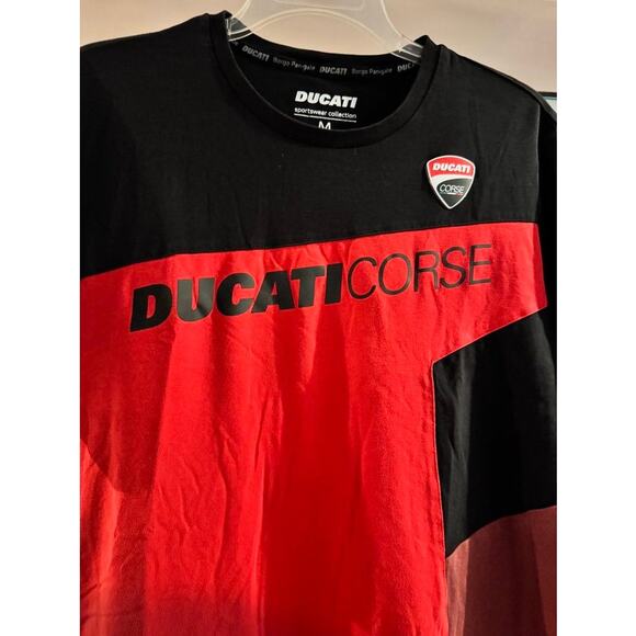 Ducati Corse Racing T-Shirt Men’s Medium Red Black MotoGP Graphic Tee - Picture 8 of 8